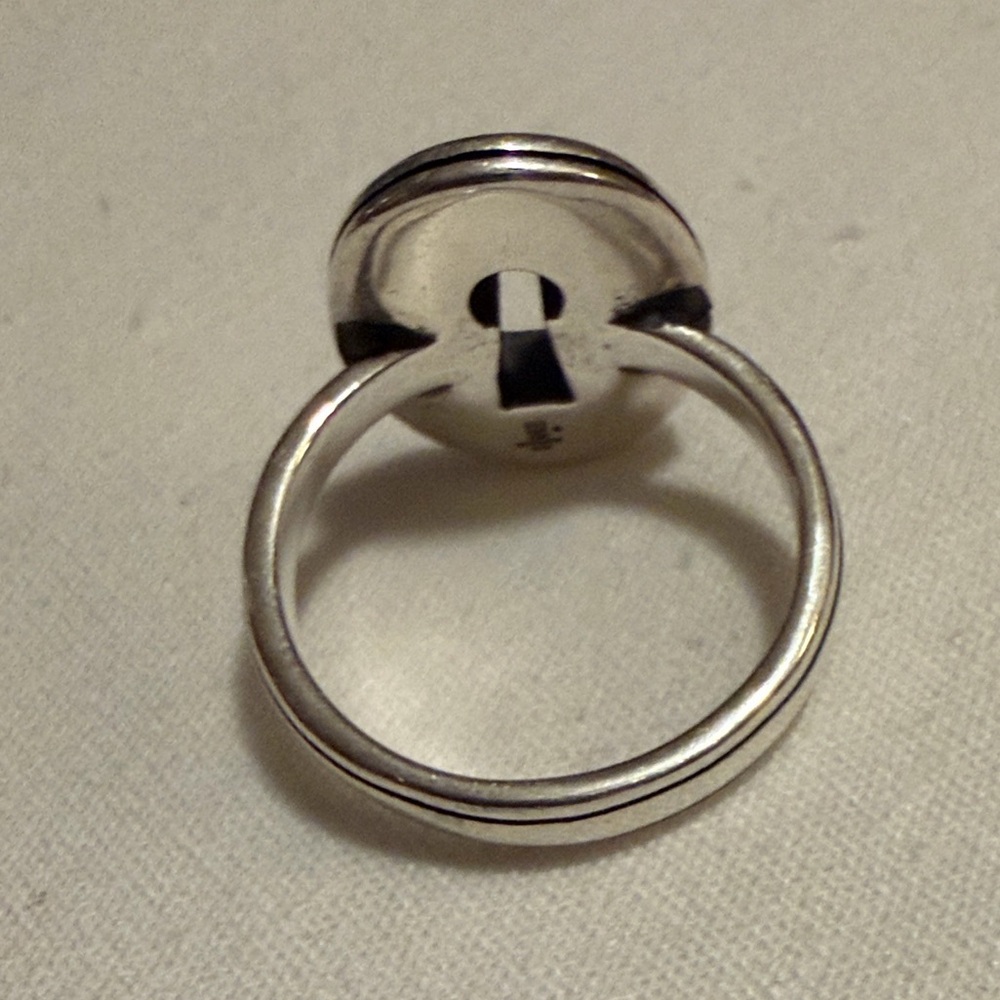 James Avery Retired Journey ring in sterling silver and bronze - Picture 2 of 6